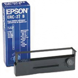 S015366, Colour ribbon Nylon ERC27 Black, Epson