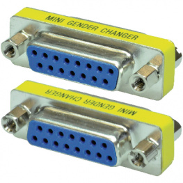 PB-379, Mini gender changer DB15 f - f, Maxxtro