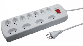 2076022111S, Multiple socket outlet, 11xJ (T13), 1.5 m, Steffen