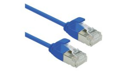 21.44.3341, Patch Cable, RJ45 Plug - RJ45 Plug, CAT6a, F/UTP, 300mm, Blue, Roline