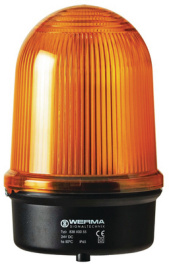 838 300 55, Large double flashlight, yellow, WERMA Signaltechnik