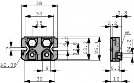 RTO-A-50R0-1.0, Power resistor 50 Ohm 40 W&nbsp;&nbsp;±&nbsp;&nbsp;1 %, ISABELLENHUTTE
