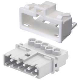 GST15I5S S1 R V SW, Panel mount plug Plug L3-N-PE Screw Connection, Wieland Electric