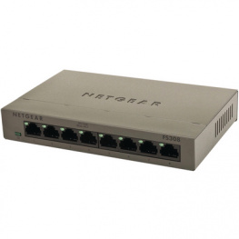 FS308-100PES, Switch 8x 10/100 - Desktop, NETGEAR