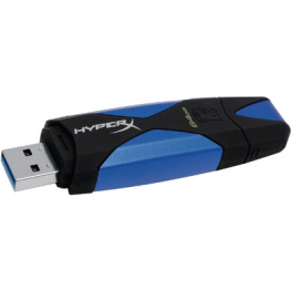 DTHX30/64GB, USB Flash Drive DataTraveler HyperX 3.0 64 GB blue/black, Kingston
