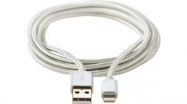 CCTB39300AL20, Sync and Charge Cable Apple Lightning - USB A Plug 2m Grey, Nedis (HQ)