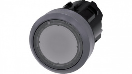 3SU1031-0AB70-0AA0, SIRIUS ACT Illuminated Push-Button front element Metal, matte, clear, Siemens