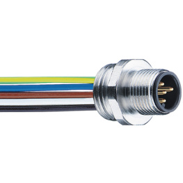RSFM 4/0,5 M, Panel mount plug M12 + cable, Lumberg Automation (Belden brand)