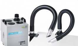 ZERO SMOG 4V KIT 2 NOZZLE, T0053665699 Solder Fume Extractor 275 W F (CEE 7/3), Weller