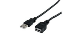 USBEXTAA3BK, Extension Cable USB-A Plug - USB-A Socket 914mm USB 2.0 Black, StarTech.com