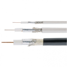 TWIN SAT MIDI, Coaxial cable 75 Ohm 1x0.8 mm, Bedea
