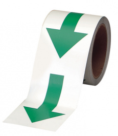 090973, Photoluminescent Tape Green on White 50 mmx4.5 m, Brady