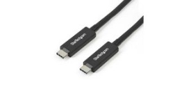 TBLT3MM1MA, USB Cable Thunderbolt 3 Plug - Thunderbolt 3 Plug 1m Black, StarTech.com