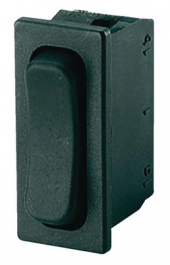 1838.1402, ROCKER; SPDT; Положения:3; (ON)-OFF-(ON); 6A/250ВAC; черный; IP40, Marquardt