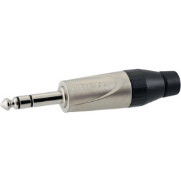 JS3P, Jack plug 6.35 mm nickel-plated 3P, Amphenol