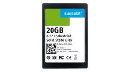 SFSA020GS2AK1TO-I-6B-22P-STD, Industrial SSD X-76 2.5" 20GB SATA III, Swissbit