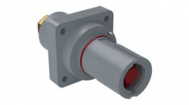 SPPC-PWL-PD-L3-GY-M12-T4, Grey Panel Drain Connector, 400A, Radiall