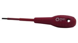 RND 550-00390, Slotted VDE Screwdriver 0.5x3x80mm, RND Lab