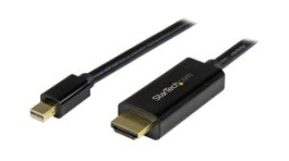 MDP2HDMM1MB, Video Cable, Mini DisplayPort - HDMI Plug, 3840 x 2160, 1m, StarTech.com