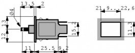 4400.0030, Circuit-breaker, thermal 10 A, Schurter