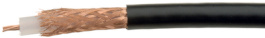 RG-59, RG Coaxial cable&nbsp;&nbsp; 1&nbsp;&nbsp;x 0.575 mm Copperweld wire bare Black, Bedea