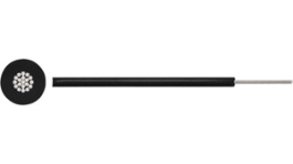 RND 475-00509 [100 м], Stranded wire, 2.50 mm\x1a, black Tinned copper Silicone, RND Cable