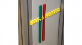 90892, 480/600 Volt Breaker Blocker Bars;Red;Fiberglass Reinforced Nylon, Brady