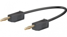28.0039-04521, Test Lead 450mm Black 30V Gold-Plated, Staubli (former Multi-Contact )