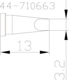 44-710663, Soldering tip, XYTRONIC