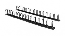 CMVER40UD, 19" Server Rack Vertical Cable Management, D-Ring Hooks, 40U, Steel, Black, StarTech.com