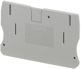 3212057, End cover 10 67.7 x 2.2 x 42.6 mm Grey, Phoenix Contact