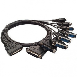 CBL-M68M25X8-100 (OPT8C+), Octopus cable 8x DB25M (1 m) for CP-168EL & CP-118EL, Moxa