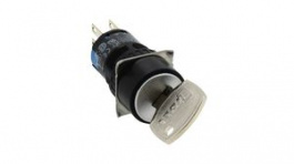 AS6M-2KT2PA, Key-Operated Switch 2-Pos 90° Latching Function, IDEC