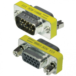 PB-142, Mini Gender Changer VGA HD15 m - f, Maxxtro