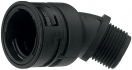 VP-ARB-17M25, Conduit fittingNW17 M25 x 1.5 black 45 deg, Reiku