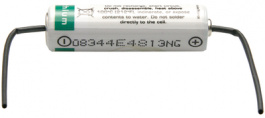 LS14250CNA, Батарея: литиевая; 3,6В; 1/2AA,1/2R6; осевые; O14,5x25мм; 1200мАч, Saft