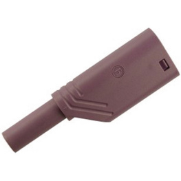 LAS S WS VIOLETT / VIOLET, Safety plug diam. 4 mm Violet CAT II, SKS Kontakttechnik