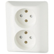 1841441 Safety socket 104 x 84 x 20 mm 250 VAC 16 A DE - white