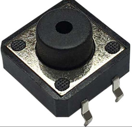 RND 210-00201, PCB Tactile Switch , 50 mA, 12 VDC, RND Components