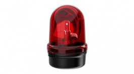 885.130.75, Rotating Mirror Beacon Red 24VAC / DC LED, WERMA Signaltechnik