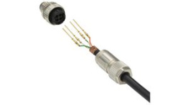 MSAS-04BMMC-SL7001, M12 Straight Plug Sensor Connector, 4 Poles, A-Coded, Crimp, ALTW Technology