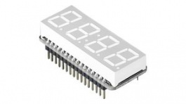 3106, 4-Digit 7-Segment Display FeatherWing Blue, ADAFRUIT