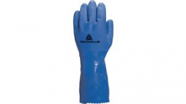 VE780BL09, PVC Coated Glove Size=9 Blue, Delta Plus