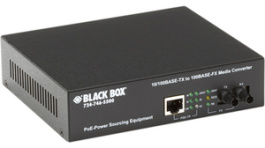 LPM601A, PoE PSE Media Converter, 1x RJ-45-ST, Black Box