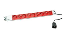 333.936, Power Distribution Unit 9x DE Type F (CEE 7/3) Socket - IEC 60320 C20 Plug, Bachmann