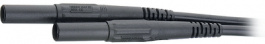XMS-419 150CM GREY, Safety test lead diam. 4 mm grey 150 cm CAT IV, Staubli (former Multi-Contact )
