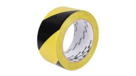 766SG50, Hazard Warning Tape 766i, 50mm x 33m, Black / Yellow, 3M