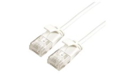21.44.0978, Patch Cable, RJ45 Plug - RJ45 Plug, CAT6a, U/UTP, 150mm, White, Roline