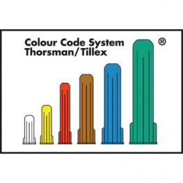 KP BROWN 8X40MM [100 шт], Collar Wall Plugs 8 x 40 mm PU=100 ST, Tillex