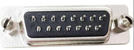 RND 205-00780, D-Sub plug, poles 15, 180deg./solder pcb tht, RND Connect